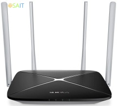 Роутер беспроводной Mercusys AC12 AC1200 10/100BASE-TX черный