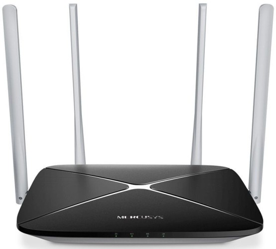 Роутер беспроводной Mercusys AC12 AC1200 10/100BASE-TX черный