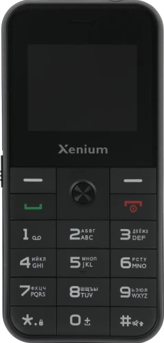 Мобильный телефон Xenium X718 черный моноблок 2Sim 1.77" 128x160 Spreadtrum ThreadX RTOS 0.3Mpix GSM900/1800 MP3 FM microSD max32Gb