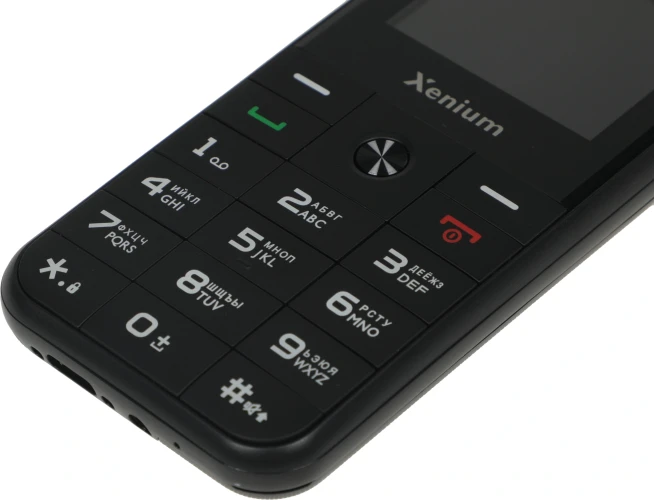 Мобильный телефон Xenium X718 черный моноблок 2Sim 1.77" 128x160 Spreadtrum ThreadX RTOS 0.3Mpix GSM900/1800 MP3 FM microSD max32Gb