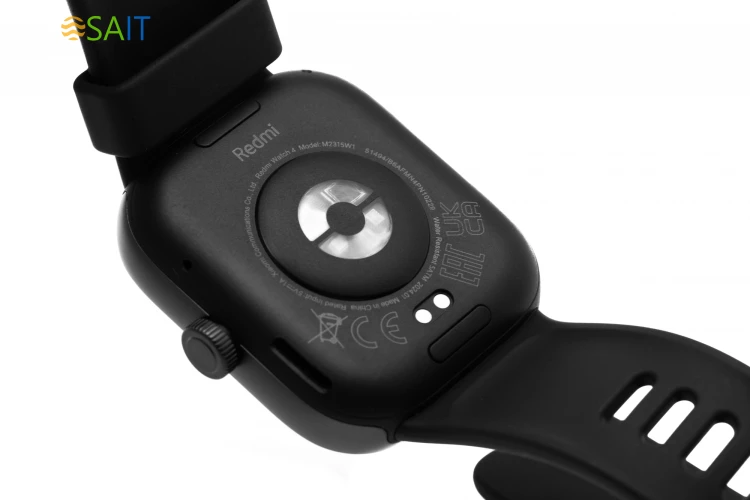 Смарт-часы Xiaomi Redmi Watch 4 1.97" AMOLED корп.черный рем.черный разм.брасл.:135-205мм (BHR7854GL)