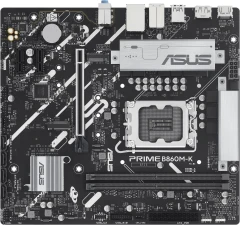 Материнская плата Asus PRIME B860M-K Soc-1851 Intel B860 2xDDR5 mATX AC`97 8ch(7.1) 2.5Gg RAID+HDMI+DP