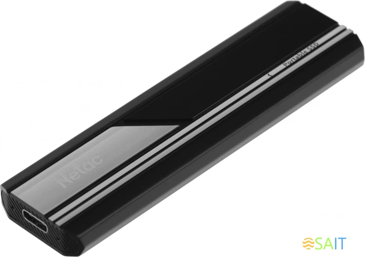 Накопитель SSD Netac USB-C 2TB NT01ZX10-002T-32BK ZX10 1.8" черный