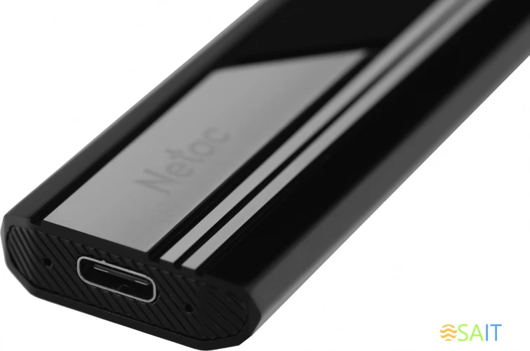 Накопитель SSD Netac USB-C 2TB NT01ZX10-002T-32BK ZX10 1.8" черный