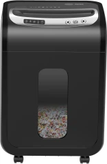 Шредер Cactus CS-SH-G6 черный/серебристый (секр.P-5) фрагменты 16лист. 30лтр. скрепки скобы пл.карты CD