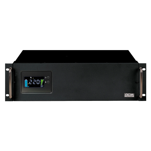 Источник бесперебойного питания Powercom King Pro RM KIN-3000AP LCD 2400Вт 3000ВА черный Powercom King Pro RM KIN-3000AP LCD