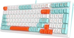 Клавиатура A4Tech Fstyler FS300 механическая белый USB for gamer LED (FS300 PANDA SNORKLENING)