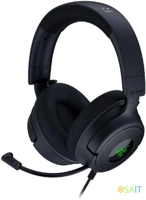 Наушники с микрофоном Razer Kraken V4 X черный 2.0м мониторные USB оголовье (RZ04-05180100-R3M1)