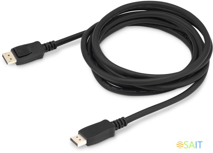 Кабель аудио-видео Buro V1.4 DisplayPort (m)/DisplayPort (m) 5м. черный (BHP-DPP-1.4-5)