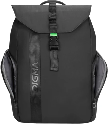 Рюкзак для ноутбука 15.6" Digma Lifestyle L1 черный полиэстер (DGBP15L1BK)