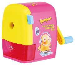 Точилка для карандашей механическая Deli E0629 miYou 1 отверстие пластик ассорти