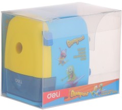 Точилка для карандашей механическая Deli E0629 miYou 1 отверстие пластик ассорти