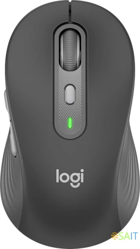 Мышь Logitech M750 графитовый оптическая 4000dpi беспров. BT/Radio USB 5but (910-006269)