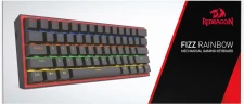 Клавиатура Redragon Fizz механическая черный USB Multimedia for gamer LED (72595) кабель 1.8м