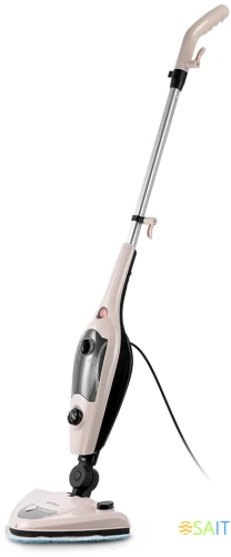 Швабра паровая Kitfort КТ-3929 1300Вт бежевый/черный