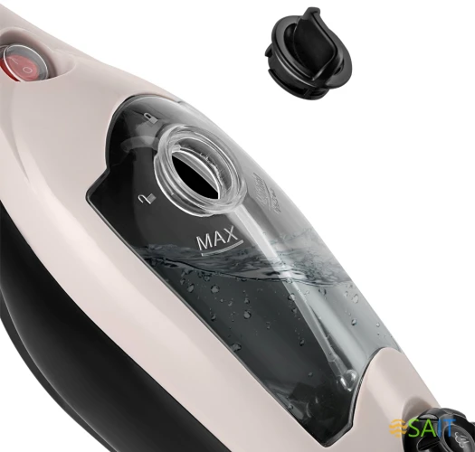 Швабра паровая Kitfort КТ-3929 1300Вт бежевый/черный