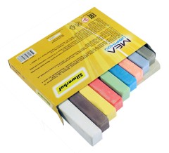 Мел цветной Silwerhof 882086-09 Солнечная коллекция 9цв. картон.кор.