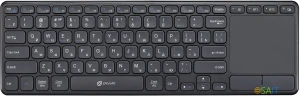 Клавиатура Оклик K614W черный USB беспроводная slim Multimedia Touch (1979327)