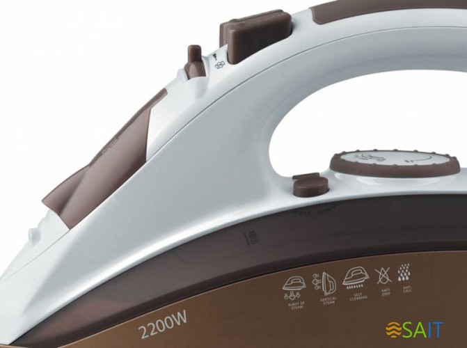 Утюг Vitek 1201-VT-04 2400Вт коричневый/белый