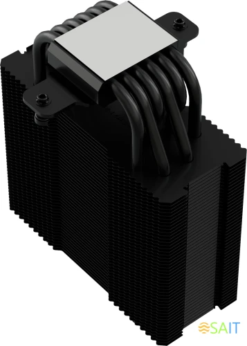 Устройство охлаждения(кулер) Thermalright Burst Assassin Vision 120 Soc-AM5/AM4/1200/1700/1851 черный 4-pin 25.6dB Al+Cu LCD Ret (BA120-VISION-BL)