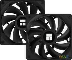 Устройство охлаждения(кулер) Thermalright Burst Assassin Vision 120 Soc-AM5/AM4/1200/1700/1851 черный 4-pin 25.6dB Al+Cu LCD Ret (BA120-VISION-BL)