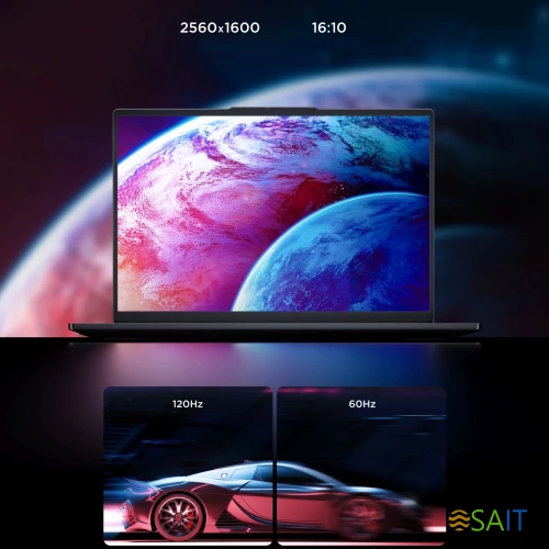 Ноутбук Lenovo Xiaoxin Pro16 IRH8 Core i7 13620H 16Gb SSD1Tb Intel UHD Graphics 16" IPS 2.5K (2560x1600) Windows 11 Home grey WiFi BT Cam