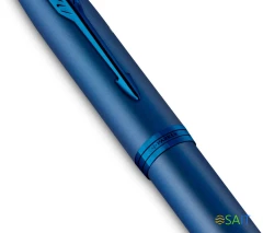 Ручка перьев. Parker IM Monochrome F328 (2172963) Blue PVD F сталь нержавеющая подар.кор.