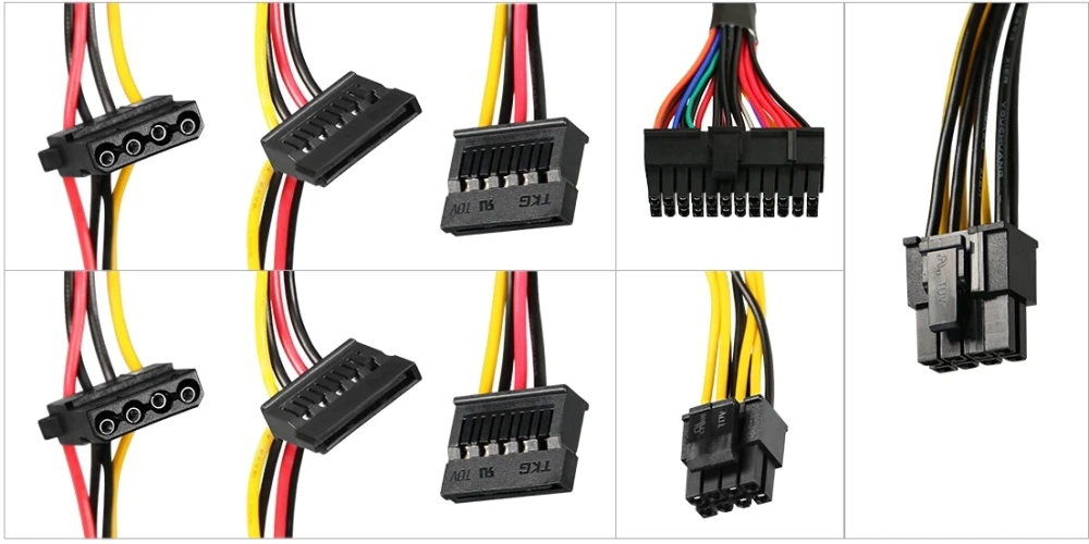 Блок питания KingPrice ATX 600W KPPSU600 (20+4pin) 120mm fan 4xSATA