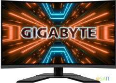 Монитор Gigabyte 31.5" G32QC A черный VA LED 1ms 16:9 HDMI HAS 350cd 178гр/178гр 2560x1440 165Hz DP 2K USB 7.8кг