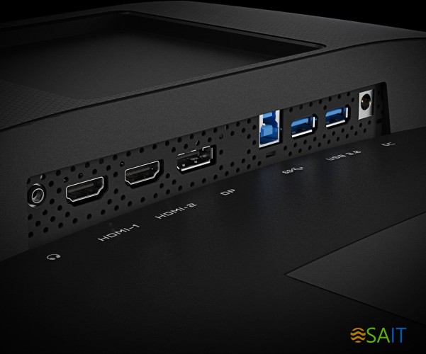 Монитор Gigabyte 31.5" G32QC A черный VA LED 1ms 16:9 HDMI HAS 350cd 178гр/178гр 2560x1440 165Hz DP 2K USB 7.8кг