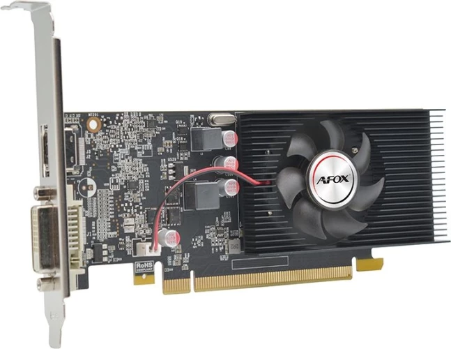 Видеокарта Afox PCI-E 3.0 AF1030-2048D5L7 NVIDIA GeForce GT 1030 2Gb 64bit GDDR5 1228/6000 DVIx1 HDMIx1 HDCP Ret low profile