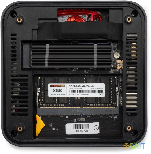 Неттоп IRU 110ALCN N200 (1) 8Gb SSD256Gb UHDG noOS GbitEth WiFi BT черный (2012497)