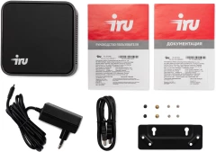 Неттоп IRU 110ALCN N200 (1) 8Gb SSD256Gb UHDG noOS GbitEth WiFi BT черный (2012497)