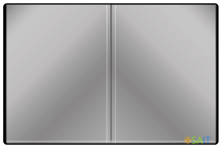 Папка с 60 прозр.вклад. Silwerhof Perlen 292961-75 A4 1мм карман зеленый металлик