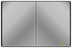 Папка с 60 прозр.вклад. Silwerhof Perlen 292961-75 A4 1мм карман зеленый металлик