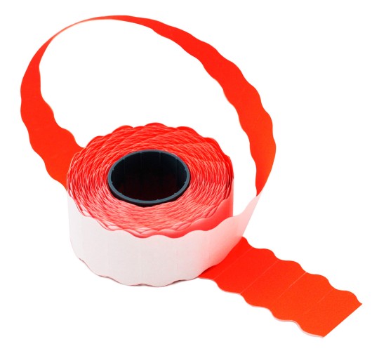 Этикет-лента 26Х12 сег.:12x26мм самоклей. 1000шт/рул (упак.:10шт) ассорти