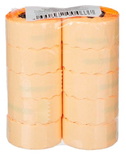 Этикет-лента 26Х12 сег.:12x26мм самоклей. 1000шт/рул (упак.:10шт) ассорти