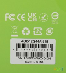 Накопитель SSD AGi PCIe 4.0 x4 512GB AGI512G44AI818 AI818 M.2 2280