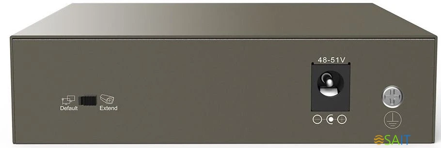 Коммутатор Tenda TEF1105P-4-63W (L2) 5x100Мбит/с 4PoE 58W неуправляемый