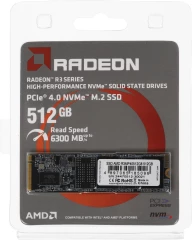 Накопитель SSD AMD PCIe 4.0 x4 512GB R3MP40512G8 Radeon M.2 2280