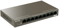 Коммутатор Tenda TEF1109P-8-102W (L2) 9x100Мбит/с 8PoE 92W неуправляемый