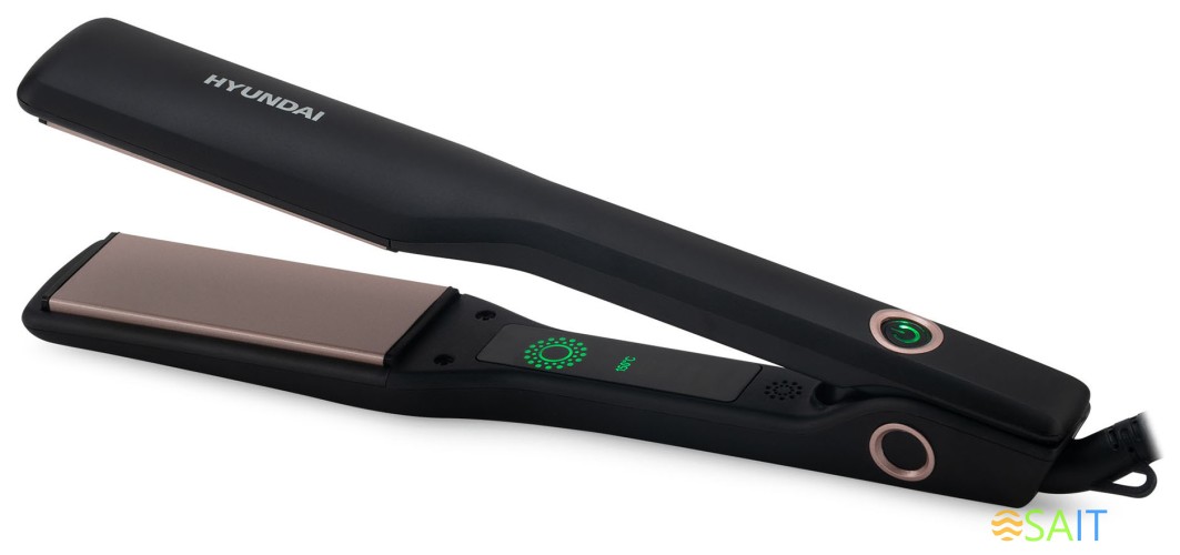 Выпрямитель Hyundai H-HS1275 50Вт черный макс.темп.:230С покрытие:керамико-турмалиновое