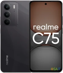 Смартфон Realme RMX3941 C75 256Gb 8Gb черный моноблок 3G 4G 2Sim 6.72&quot; 1080x2400 Android 14 50Mpix 802.11 a/b/g/n/ac NFC GPS GSM900/1800 GSM1900 A-GPS microSD max2048Gb
