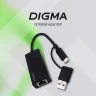 Сетевой адаптер 2.5G Ethernet Digma DLA-GTUC01 USB 3.0