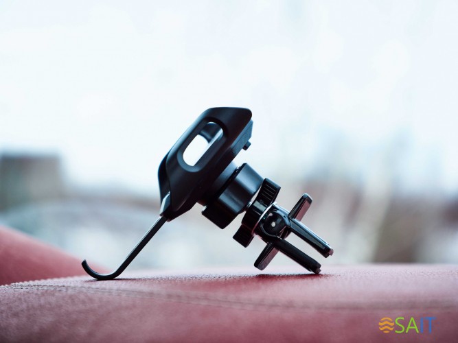 Держатель Wiiix HT-171VMG-B магнитный черный для смартфонов