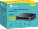 Коммутатор TP-Link LS105LP (L2) 5x100Мбит/с 4PoE 41W неуправляемый