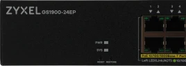 Коммутатор Zyxel GS1900-24EP-EU0101F (L2) 24x1Гбит/с 12PoE+ 130W управляемый