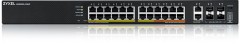 Коммутатор Zyxel XGS2220-30HP-EU0101F (L3) 24x1Гбит/с 2x10Гбит/с 4SFP+ 16PoE+ 8PoE++ 400W управляемый