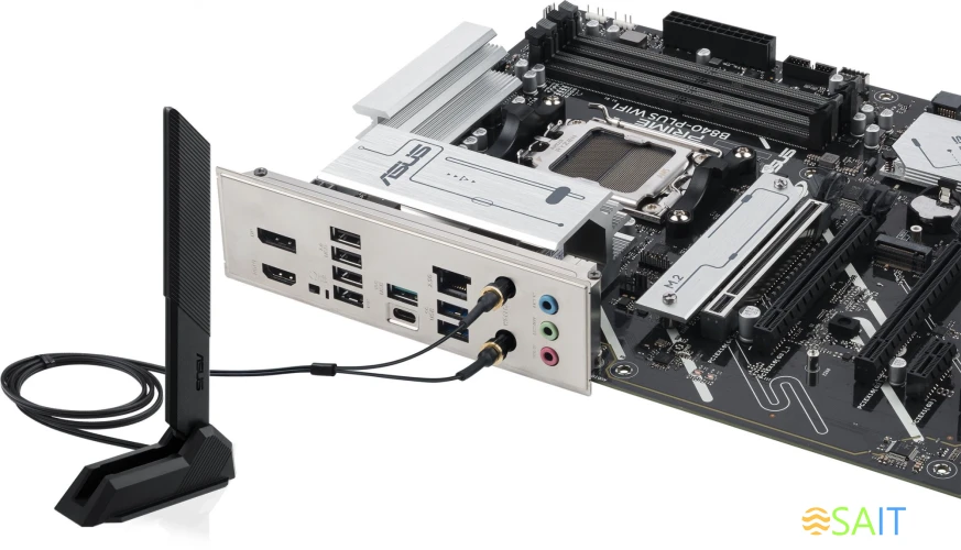 Материнская плата Asus PRIME B840-PLUS WIFI SocketAM5 AMD B840 4xDDR5 ATX AC`97 8ch(7.1) 2.5Gg RAID+HDMI+DP