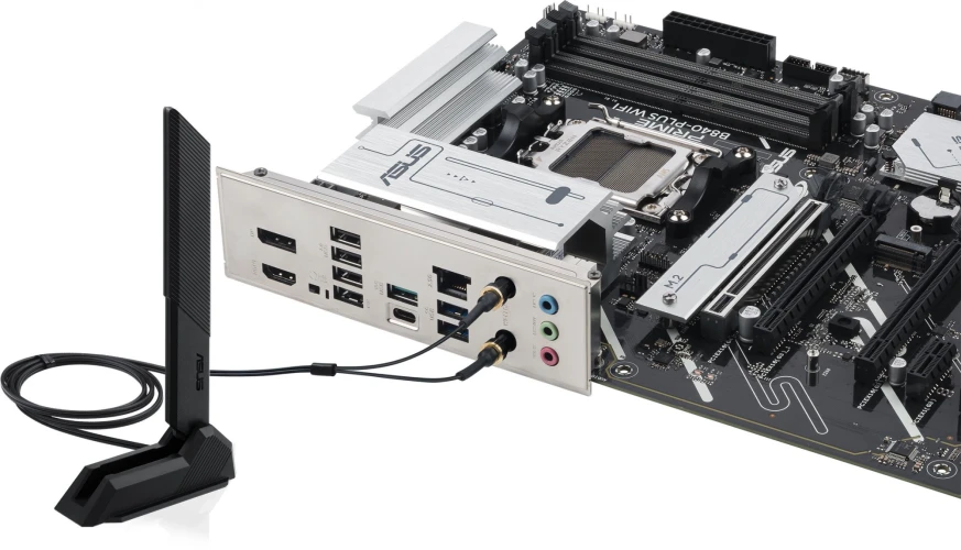 Материнская плата Asus PRIME B840-PLUS WIFI Socket AM5 AMD B840 4xDDR5 ATX AC`97 8ch(7.1) 2.5Gg RAID+HDMI+DP